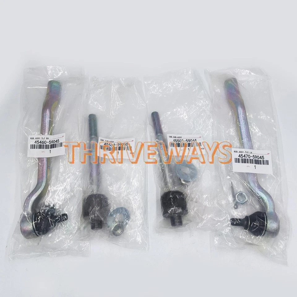 OEM FOR 2001-2006 Lexus LS430 Inner Outer Tie Rod Ends Set Kit High Quality - Image 1 of 4
