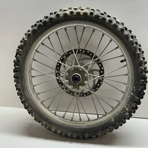 02 - 12 2007 KTM 85SX KTM 85 SX FRONT WHEEL ASSEMBLY OEM RIM HUB SPOKES TIRE - Picture 1 of 8