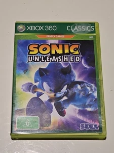 SONIC UNLEASHED - INC MANUAL - XBOX 360 - GC - FREE POST - Picture 1 of 4