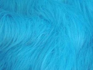 Pelo Largo Artificial Tejido - Azul Turquesa - Imagen 1 de 1