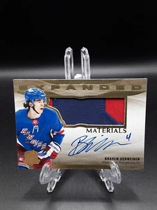 2022-23 UD The Cup Braden Schneider Materiali Espansi Patch Auto /49 Rangers RC - Foto 1 di 2