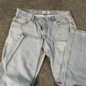 Vintage Levi's 505 Jeans Men 40x32 Regular Fit Straight Blue Pant Light Wash - Picture 1 of 14