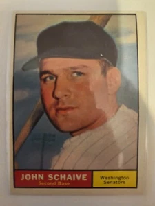 1961 Topps John Schaive RC #259 NM KOMBINIERTER VERSAND - Bild 1 von 2