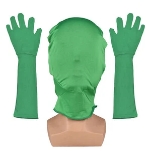 Green Chroma Chromakey Hood Glove Invisible Effects Q4O4 - Picture 1 of 7