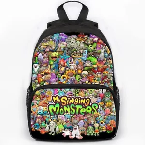 My Singing Monsters Backpack Waterproof Schoolbag Travel Bag Sport Backpacks - Picture 1 of 51