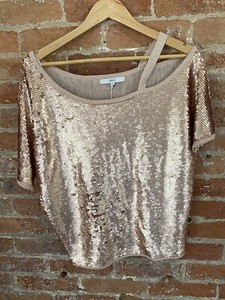 next pink sequin top
