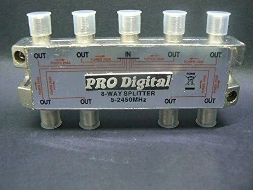 PARTITORE PASSIVO PER NON DISPERDERE SEGNALE TV, SPLITTER RIPARTITORE  6 VIE TV - Immagine 1 di 1