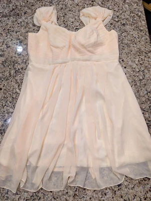 Mujer Boda Fiesta Vestido de Novia Amarillo Talla US 20-22 Talla Flexible Foto 1 de 4