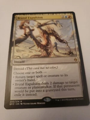 MTG Brutal Expulsion Battle for Zendikar 200/274 Regular Rare - Image 1 of 3