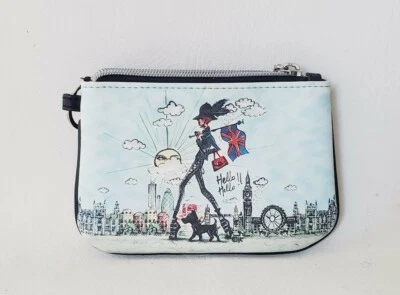 Bolso Izak Nueva York Azul Londres Cremallera Cosméticos/Monedas c Foto 1 de 4