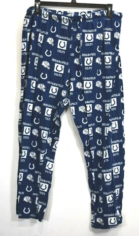 NFL Team Apparel Womens Indianapolis Colts Drawstring Waist Sleepwear Pants XL Cover