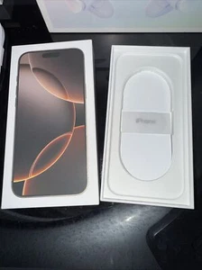 Oryginalny Apple iPhone 16 Pro Max Desert Titanium Puste pudełko tylko - Zdjęcie 1 z 2