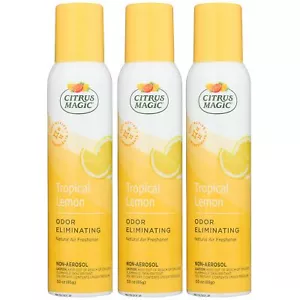 Citrus Magic Spray Air Freshener Pack of 3 Natural Odor Eliminator 3 Ounce - Picture 1 of 8