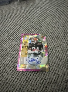 2019 Panini Legacy - Legends Edition Diamond Prizm #116 Eric Metcalf /10 Auto!!! - Picture 1 of 4