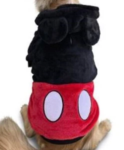 Disney Dog Pet Hoodie Fleece Mickey Mouse Boys Costume Halloween Dress UP Lg - Picture 1 of 9