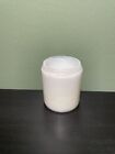 Antique Armour & Co Packers White Milk Glass  Cheese Jar Chicago Il