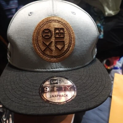 MLB The Show Playstation Hat Baseball Cap Gray New Era Embroidered Logo Snapback - Image 1 of 4