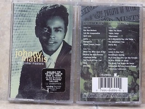 JOHNNY MATHIS - THE GLOBAL MASTERS (2 Cassette Set, 1997, Sony/Columbia) CT64895 - Picture 1 of 2
