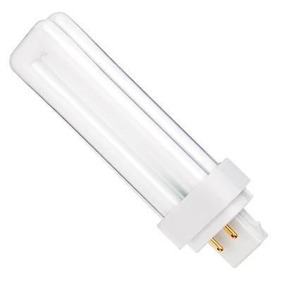 GE 97597 F13DBX/SPX41/4P 13W T4 Double Tube CFL 4-Pin G24q-1 4100K Cool White - Image 1 of 3