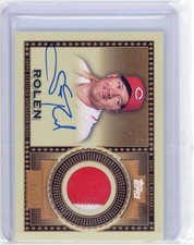 Topps 2021 Scott Rolen Reverence Autograph Patch Card 10/10