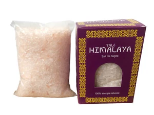 SALE ROSA HIMALAYA SALI DA BAGNO IN SALGEMMA HIMALAYANO 2 CONFEZIONI DA KG 1 - Imagen 1 de 2