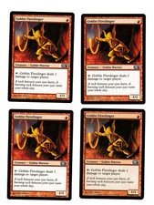 4x Goblin Fireslinger EX M12 Magic EDH 4x x4