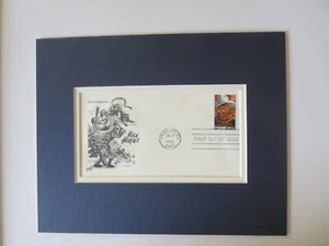 American Folk Heroes - Pecos Bill &  First day Cover of his own stamp - Picture 1 of 1