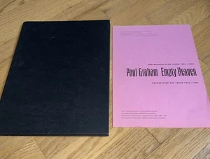 1995 PAUL GRAHAM Book EMPTY HEAVEN - Photographs from Japan 1989-1995 + Program - Imagen 1 de 23