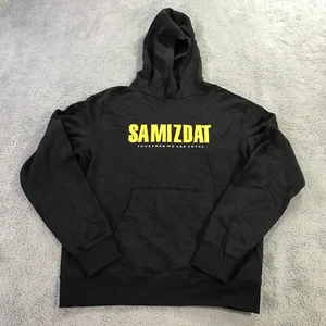 Yang Li Sweater Mens Small 1 Samizdat Tribe Mantra Hoodie Sweatshirt Yellow - Picture 1 of 17