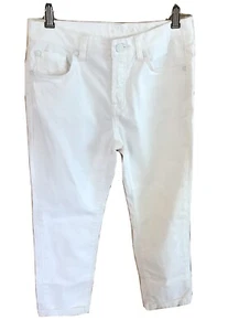 White Gap Jeans Sz14 , Seven Printed Jeans , Kids Jeans Sz 14 , Seven And Gap - Picture 1 of 5