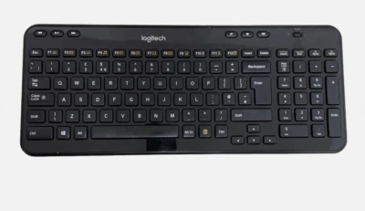 Logitech K360 Wireless Keyboard for Windows QWERTY UK Layout (With Dongle) - Image 1 of 3