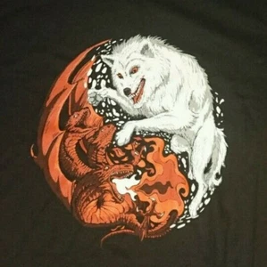 Game of Thrones House Targaryan VS House Stark T-shirt size Mens Small - Picture 1 of 2