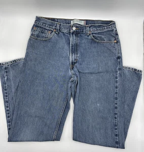 Vintage Levis 550 Jeans Mens Blue Red Tab Denim Relaxed Fit 36 X 34 #C104 - Picture 1 of 10