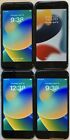 FOUR NICE USED GSM UNLOCKED GRAY APPLE iPhone 8, 64GB MQ722LL/A A1863 PHONES
