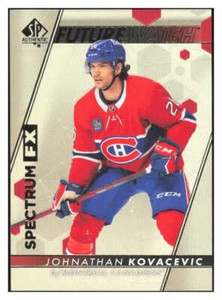 JOHNATHAN KOVACEVIC RC 2022-23 SP Authentic Spectrum FX #S-44 ROOKIE NH ID:86050