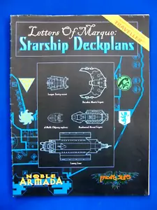 Letters Of Marque : Starship Deck Plans - Traveller - Fading Suns - VG - Picture 1 of 4