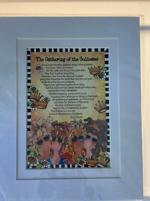 SUZY TORONTO The Gathering of the Goddesses 8×10 Sealed NOS Tingleheart Poem - Image 1 of 4