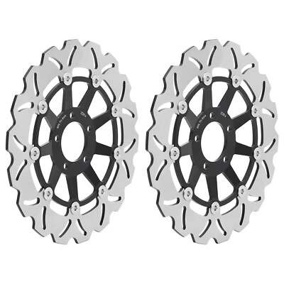 Front Brake Rotors For Kawasaki ZR 1100 Zephyr 02-05 ZX-9R NINJA 900 2000-2001 - Image 1 of 4
