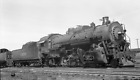 Illinois Central Ic Railroad 1450 2-8-2 Jackson Ms 9-48 Negative 7370