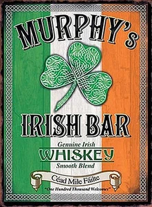 Murphy's Irish Bar Small Steel Sign 200mm x 150mm - Picture 1 of 1