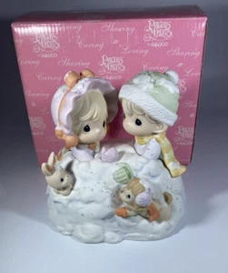 Precious Moments Up To Our Ears in a White Christmas 2001 signiert Sam B 879185 - Bild 1 von 4