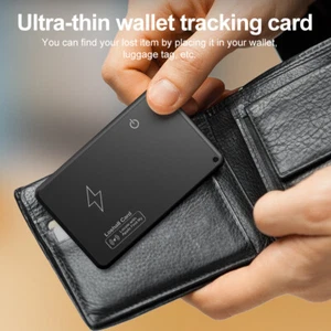 Wireless Charging Wallet Finder Bluetooth-Compatible Work with Apple- Find My Ap - Afbeelding 1 van 15