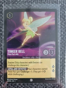 2023 DISNEY LORCANA THE FIRST CHAPTER FOIL TINKER BELL - PETER PAN'S ALLEY - Picture 1 of 2