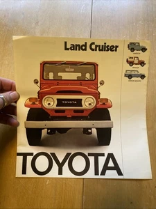 1974 Toyota Land Cruiser Dealer Sales Brochure Large 4WD Utility - Picture 1 of 7