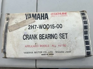 Yamaha OEM NOS COMPLETE CRANK BEARING SET / 2H7-W0015-00 / XS1100 XS 1100 - Picture 1 of 3