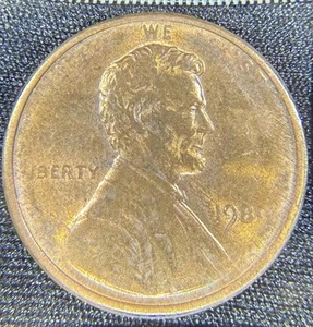 1989-P Lincoln Head Penny Error Soft Struck Obverse -- Double Die Reverse - Picture 1 of 3