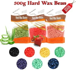 300g HARD HOT WAX BEANS BEADS WAXING HAIR REMOVAL DEPILATORY HAIR REMOVAL PELLET - Picture 1 of 16