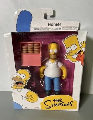 Figura Homer Simpson 5 pulgadas Wave 2 Los Simpson por Jakks Pacific sellada NUEVO Foto 1 de 4
