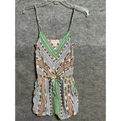 Mara Hoffman Romper Swim Cover Up XS Boho Chic Tribal Festival Resort Indie Y2K - Image 1 of 4