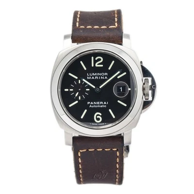 Panerai Luminor Marina PAM00104 Stainless Steel Black Dial Automatic Watch 44mm - Image 1 of 4